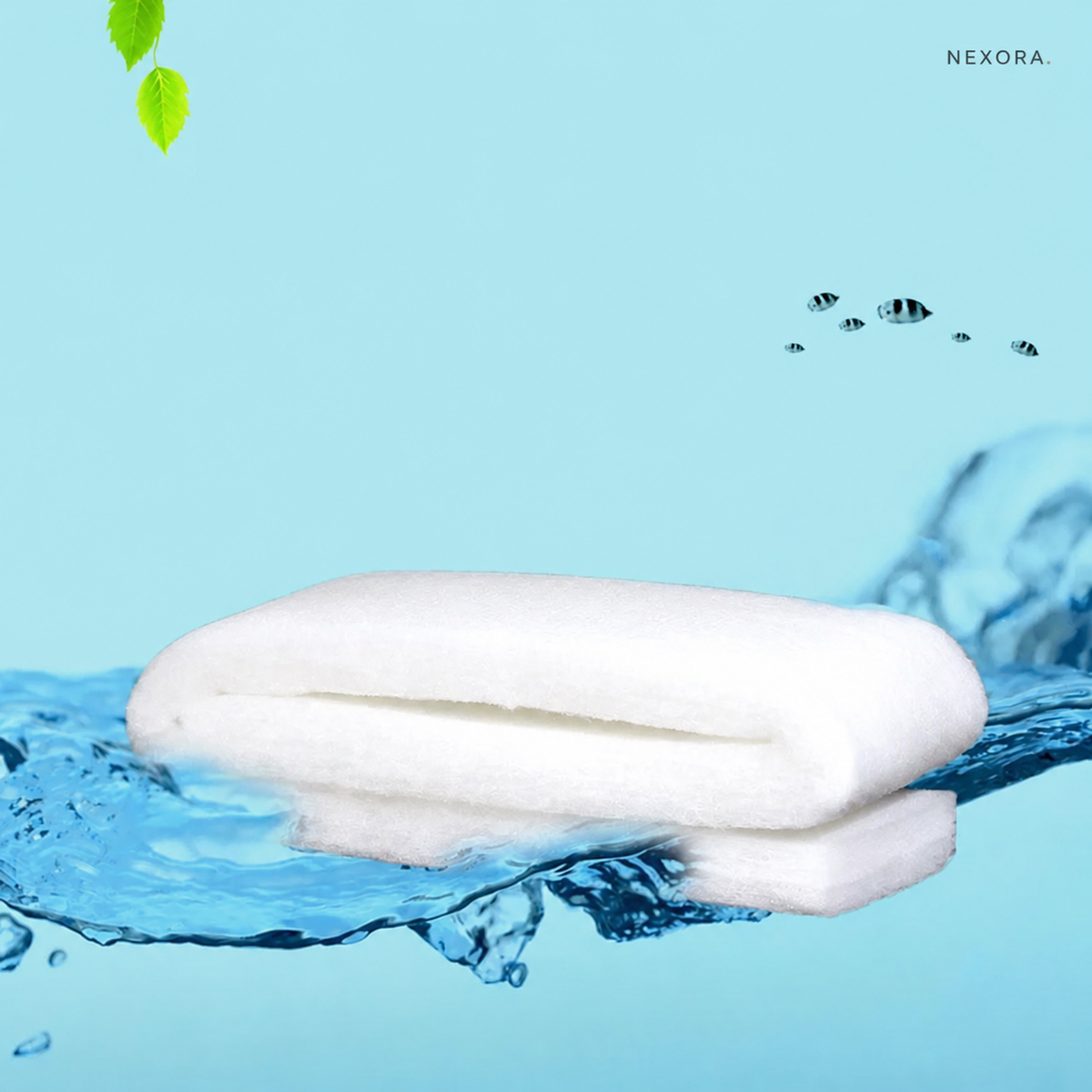 Esponja Filtrante Bioquímica Blanca de 3 cm para Acuario