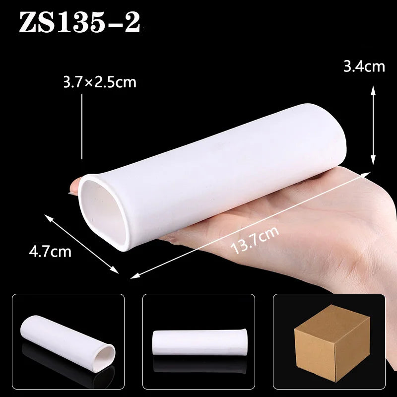 Cuevas de Cerámica Blancas para Acuario – Refugios para Peces de Fondo, Gambas y Alevines