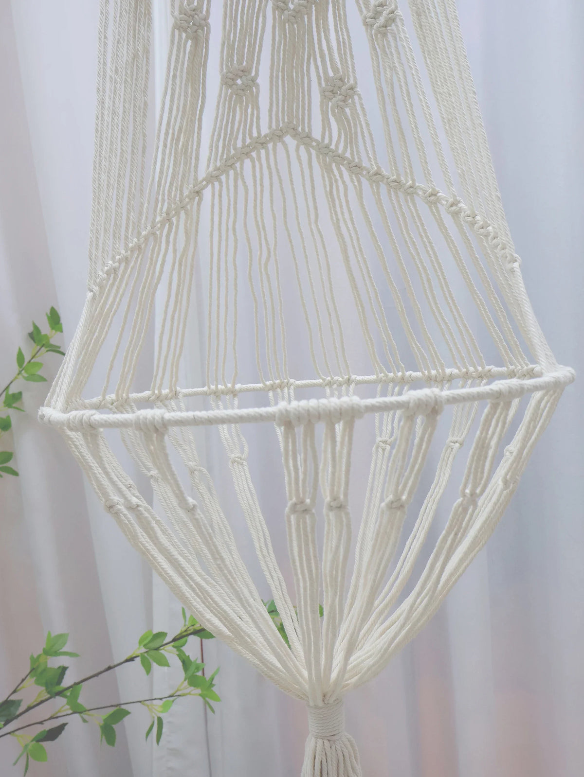 Hamaca Colgante de Macramé para Gatos – 40 cm