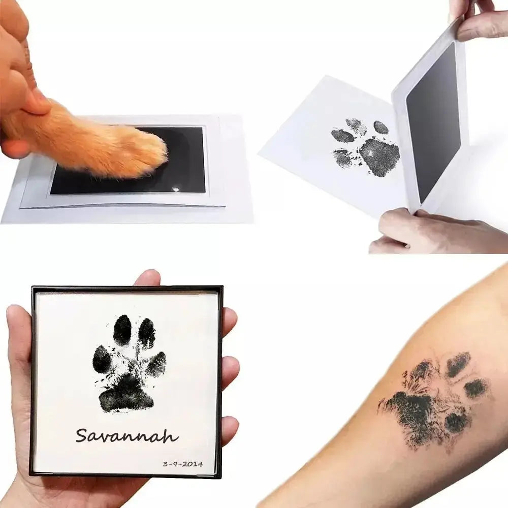 Kit de Huella sin Tinta para Perros y Gatos – Recuerdo Personalizado